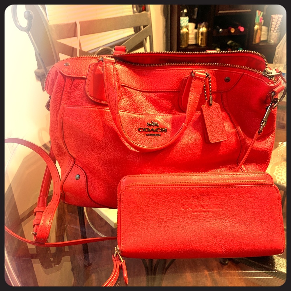 Coach bag and wristlet/wallet
